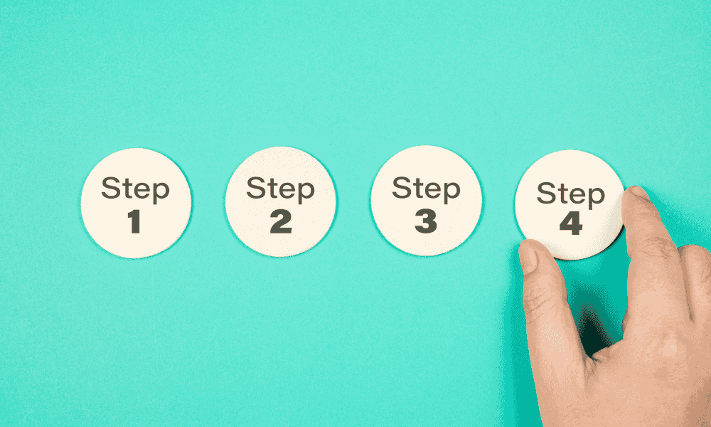 障害年金の申請から審査を経て、年金が振り込まれるまでの流れ(ステップ)を図解したイメージ