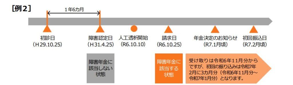 重症重症請求の解説【出典】日本年金機構 パンフレット（障害年金ガイド）より引用