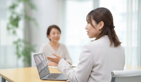 代表神尾。障害年金の面談風景
